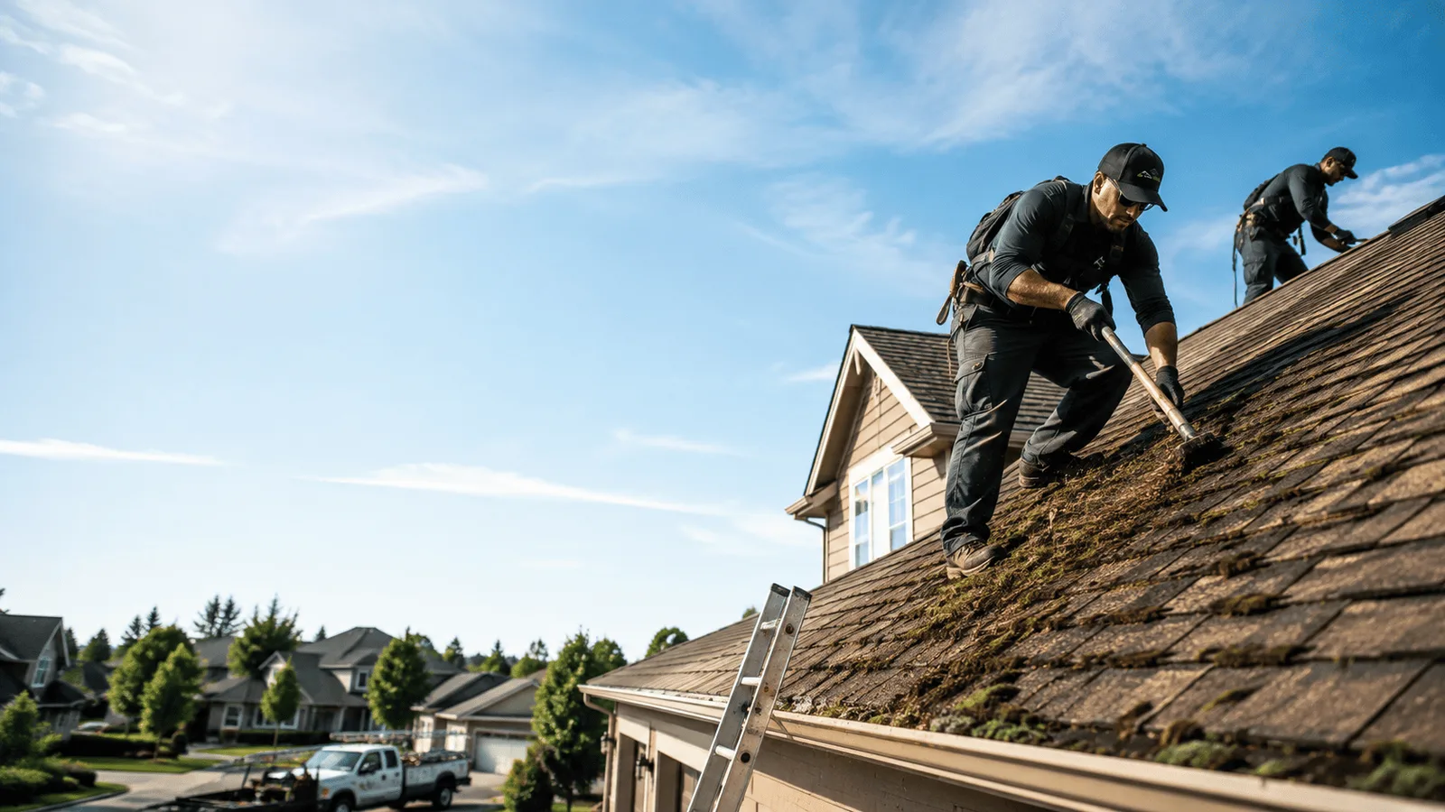 Roof Moss Removal in Hyde Park, VT near me